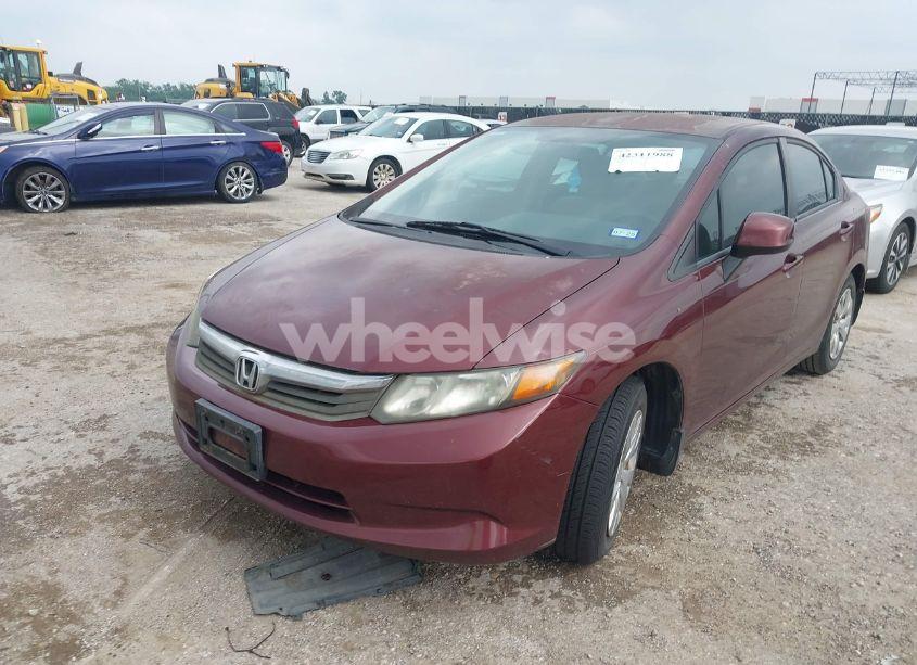Photo 2 of 2012 Honda Civic LX (VIN 2HGFB2F58CH541155)