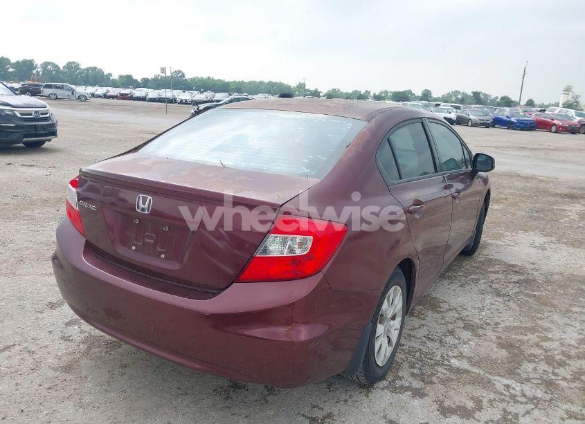 Photo 4 of 2012 Honda Civic LX (VIN 2HGFB2F58CH541155)