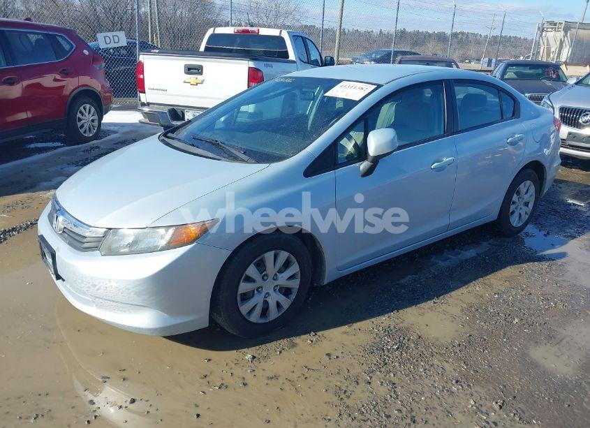 Photo 2 of 2012 Honda Civic SDN LX (VIN 2HGFB2F58CH555881)