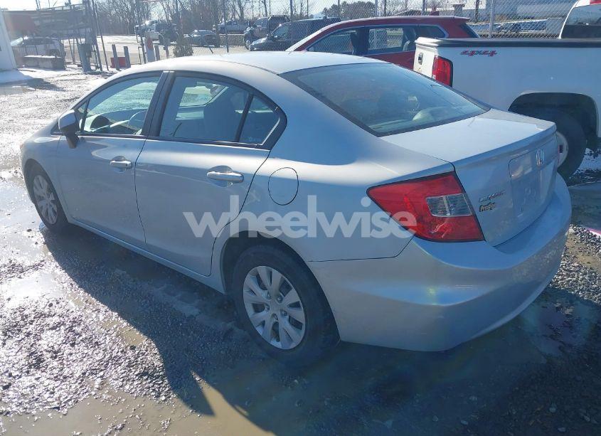 Photo 3 of 2012 Honda Civic SDN LX (VIN 2HGFB2F58CH555881)