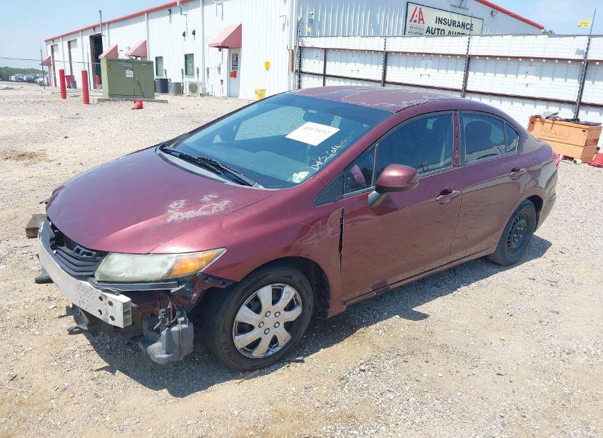 Photo 2 of 2012 Honda Civic LX (VIN 2HGFB2F58CH562524)