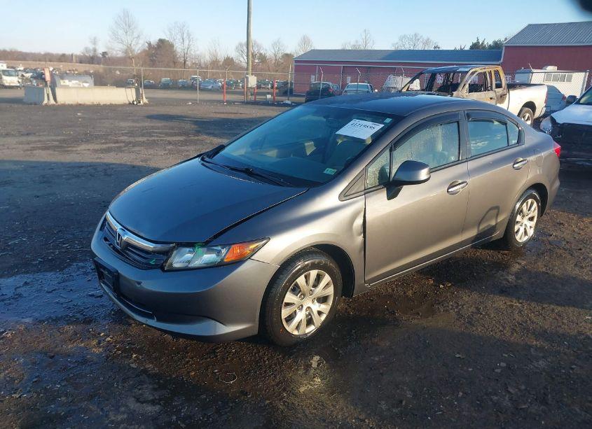 Photo 2 of 2012 Honda Civic SDN LX (VIN 2HGFB2F58CH579873)