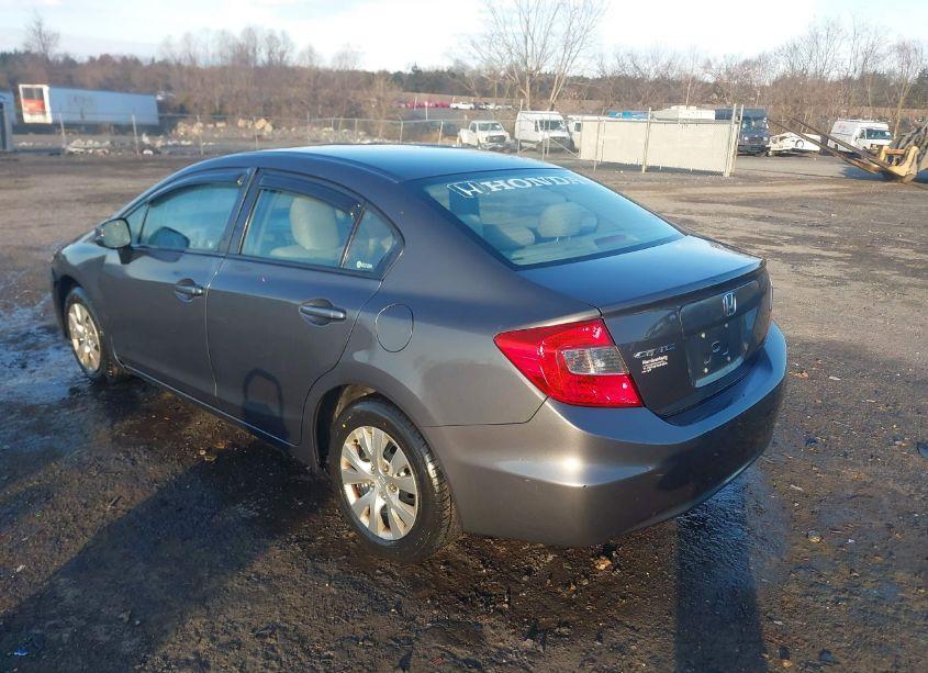 Photo 3 of 2012 Honda Civic SDN LX (VIN 2HGFB2F58CH579873)