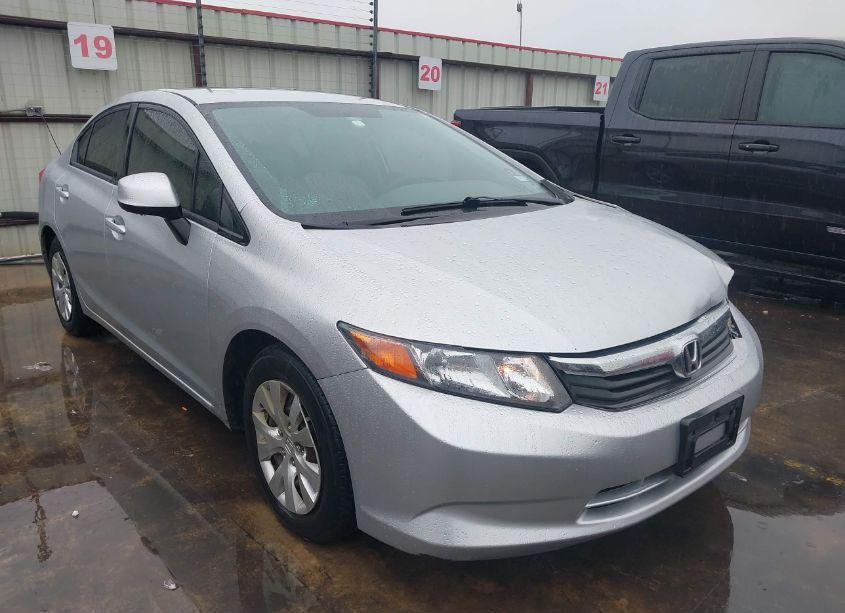 2012 Honda Civic LX (VIN 2HGFB2F58CH593367) main photo