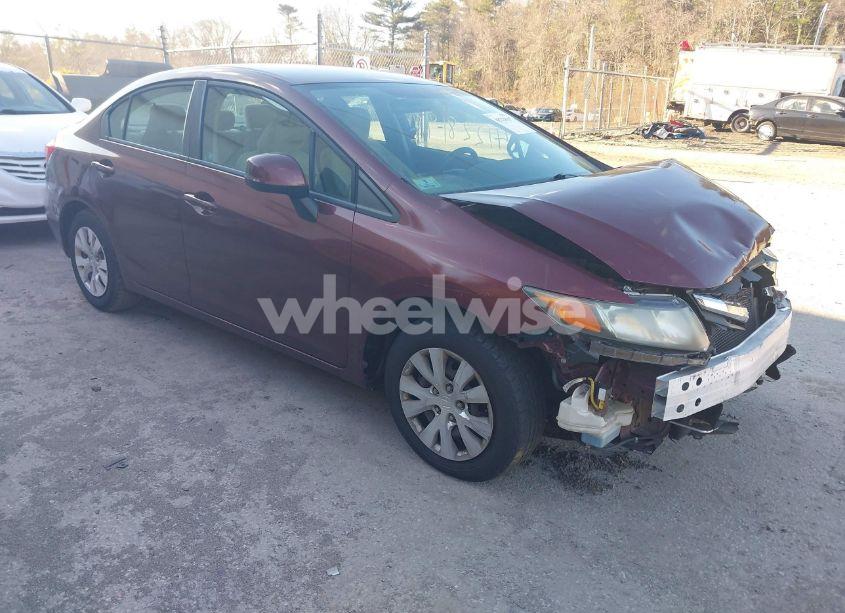 2012 Honda Civic SDN LX (VIN 2HGFB2F58CH602181) main photo