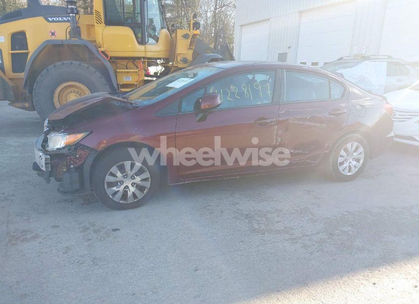 Photo 2 of 2012 Honda Civic SDN LX (VIN 2HGFB2F58CH602181)