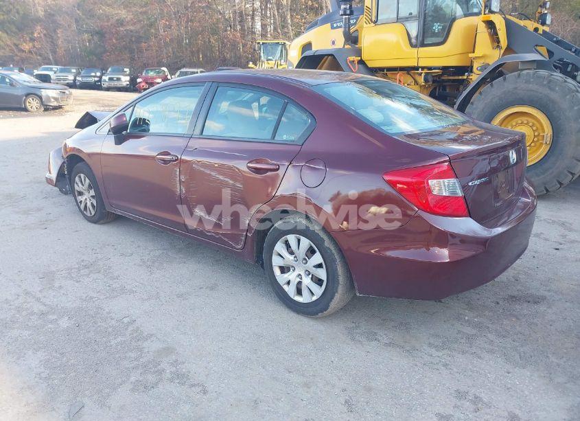 Photo 3 of 2012 Honda Civic SDN LX (VIN 2HGFB2F58CH602181)