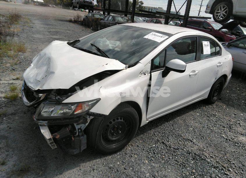 Photo 2 of 2013 Honda Civic LX (VIN 2HGFB2F58DH522607)