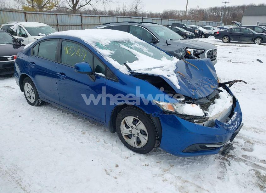 2013 Honda Civic LX (VIN 2HGFB2F58DH525054) main photo