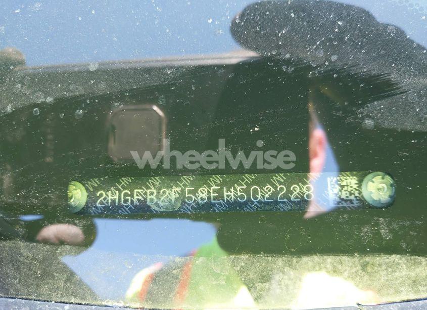 Photo 9 of 2014 Honda Civic LX (VIN 2HGFB2F58EH502228)