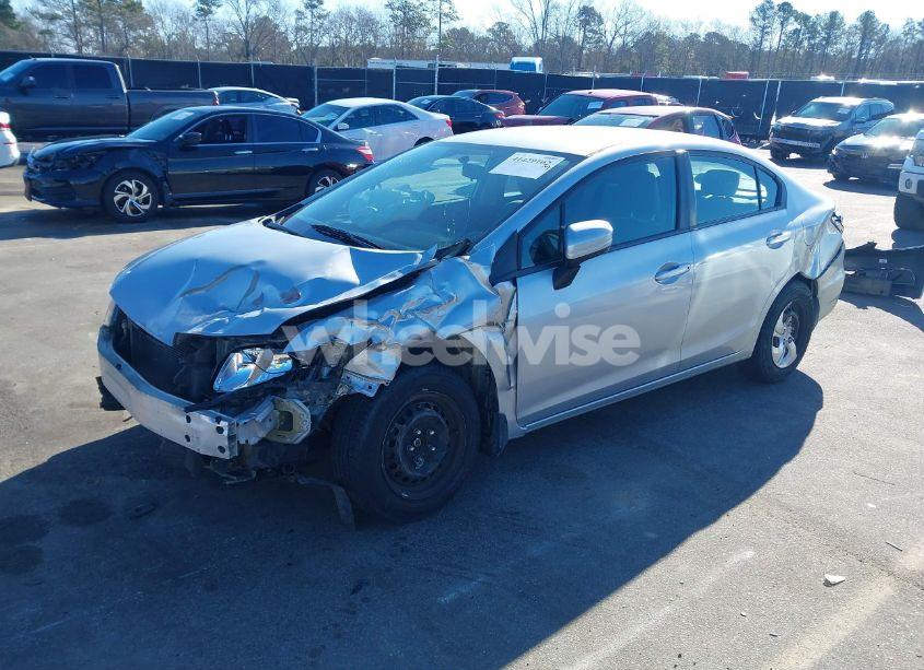 Photo 2 of 2014 Honda Civic LX (VIN 2HGFB2F58EH529428)