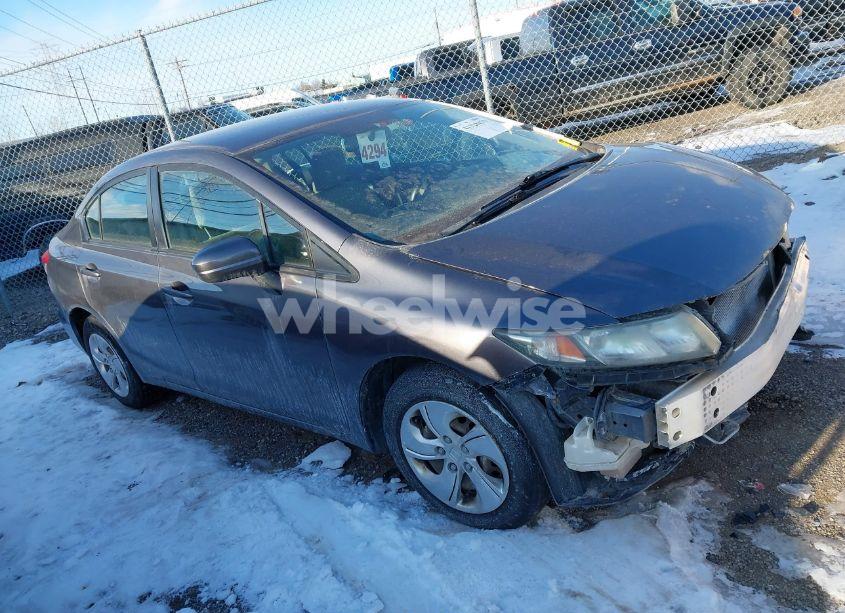 2014 Honda Civic LX (VIN 2HGFB2F58EH544446) main photo