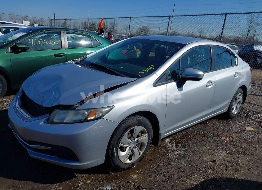 Photo 2 of 2014 Honda Civic LX (VIN 2HGFB2F58EH551252)