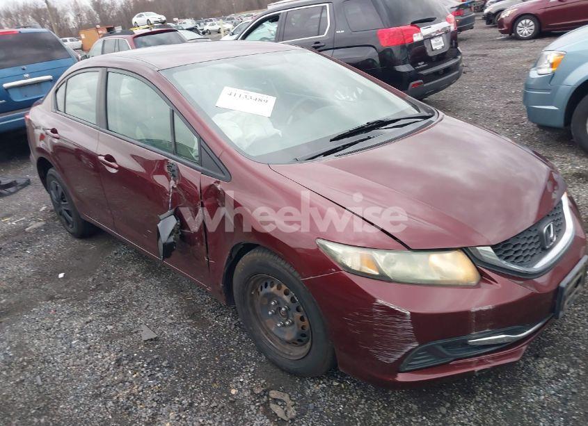 2014 Honda Civic LX (VIN 2HGFB2F58EH560128) main photo