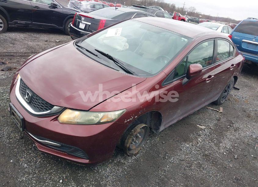 Photo 2 of 2014 Honda Civic LX (VIN 2HGFB2F58EH560128)