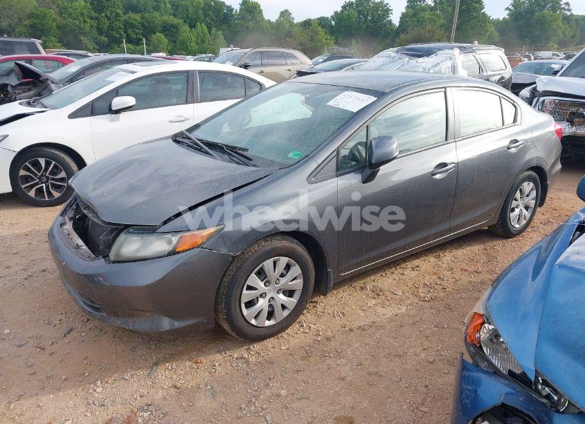 Photo 2 of 2012 Honda Civic LX (VIN 2HGFB2F59CH316498)