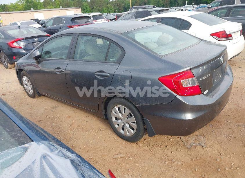 Photo 3 of 2012 Honda Civic LX (VIN 2HGFB2F59CH316498)