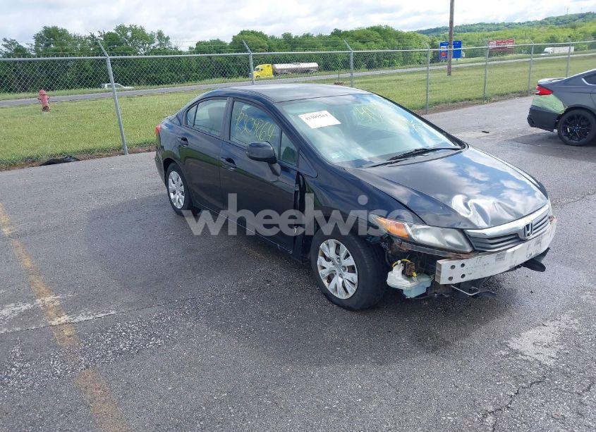 2012 Honda Civic LX (VIN 2HGFB2F59CH325508) main photo