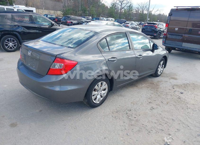 Photo 4 of 2012 Honda Civic LX (VIN 2HGFB2F59CH558160)