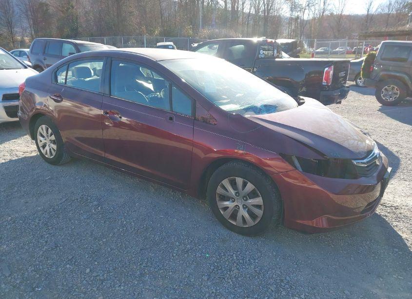 2012 Honda Civic LX (VIN 2HGFB2F59CH558966) main photo