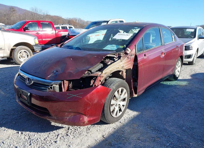 Photo 6 of 2012 Honda Civic LX (VIN 2HGFB2F59CH558966)