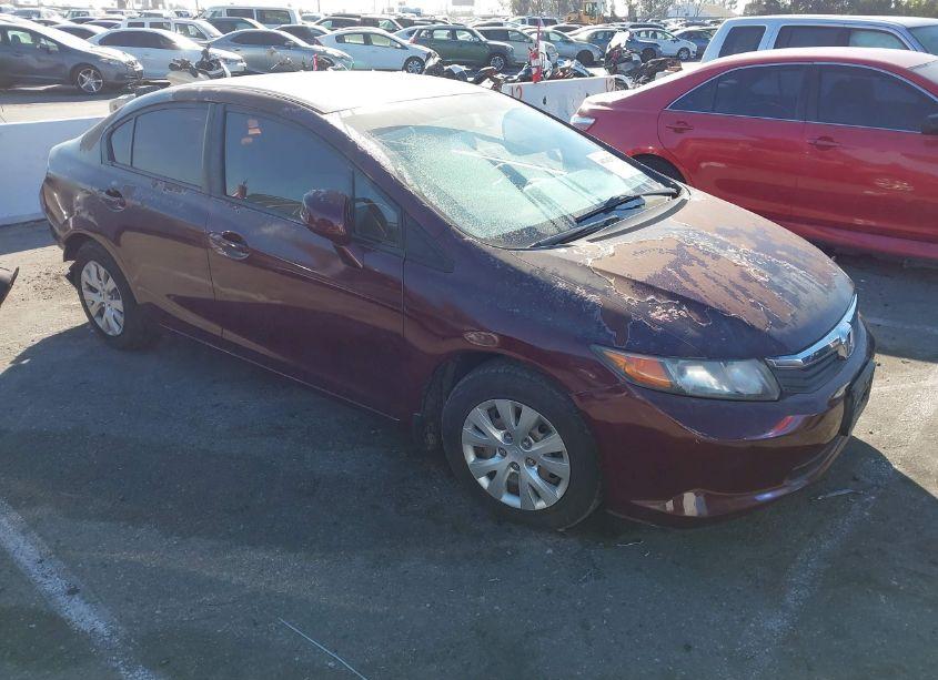2012 Honda Civic LX (VIN 2HGFB2F59CH600231) main photo