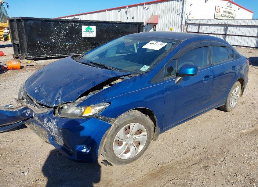 Photo 2 of 2013 Honda Civic LX (VIN 2HGFB2F59DH563201)