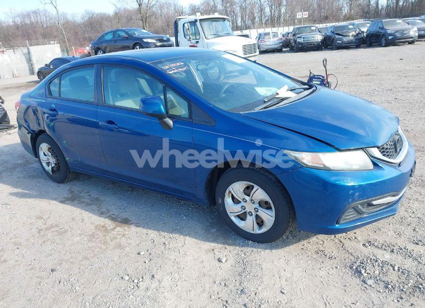 2013 Honda Civic LX (VIN 2HGFB2F59DH586185) main photo