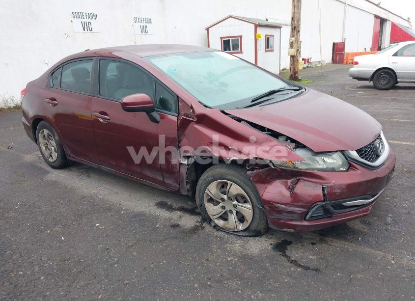 2014 Honda Civic LX (VIN 2HGFB2F59EH523332) main photo