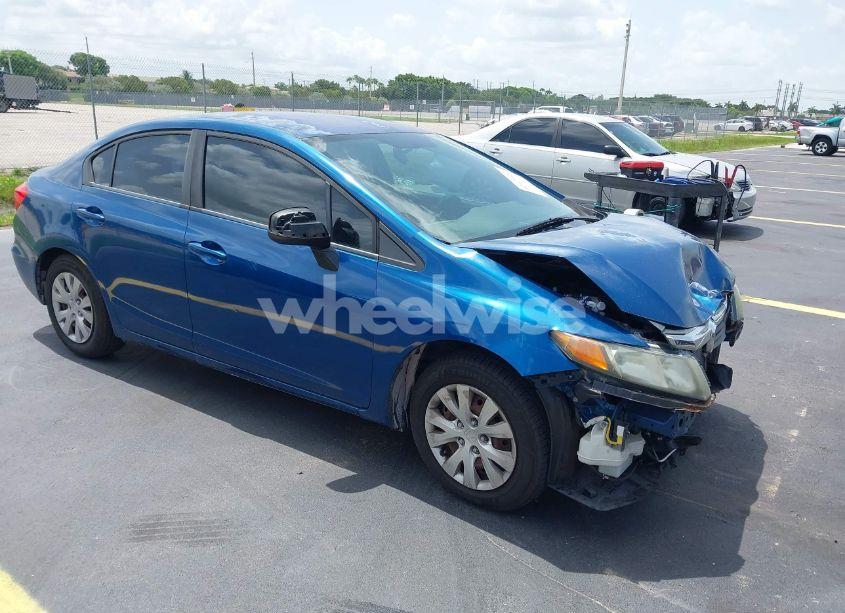 2012 Honda Civic LX (VIN 2HGFB2F5XCH536300) main photo
