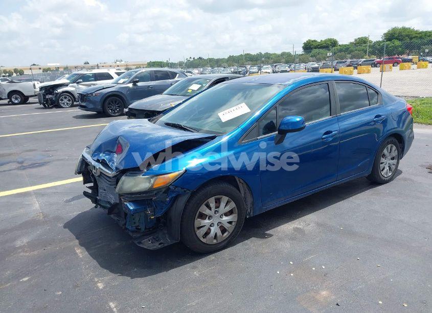 Photo 2 of 2012 Honda Civic LX (VIN 2HGFB2F5XCH536300)