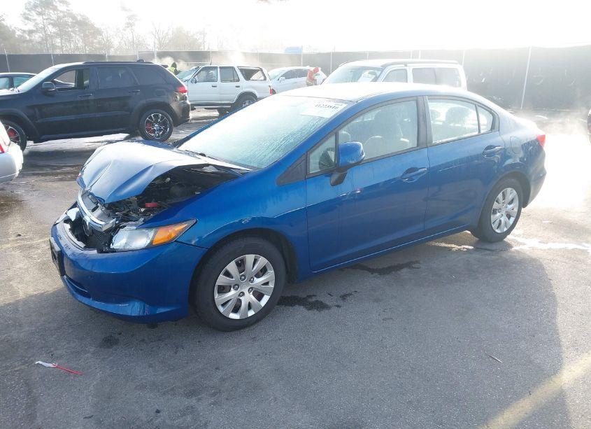 Photo 2 of 2012 Honda Civic SDN LX (VIN 2HGFB2F5XCH547491)