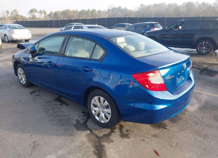 Photo 3 of 2012 Honda Civic SDN LX (VIN 2HGFB2F5XCH547491)