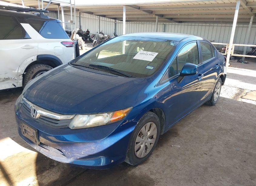 Photo 2 of 2012 Honda Civic LX (VIN 2HGFB2F5XCH572858)