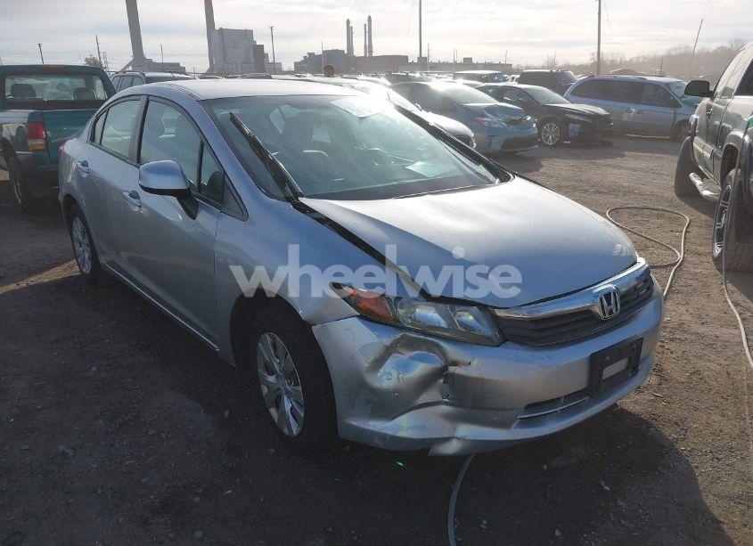 2012 Honda Civic LX (VIN 2HGFB2F5XCH584993) main photo