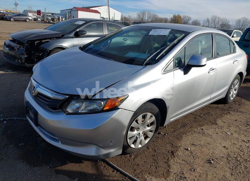 Photo 2 of 2012 Honda Civic LX (VIN 2HGFB2F5XCH584993)