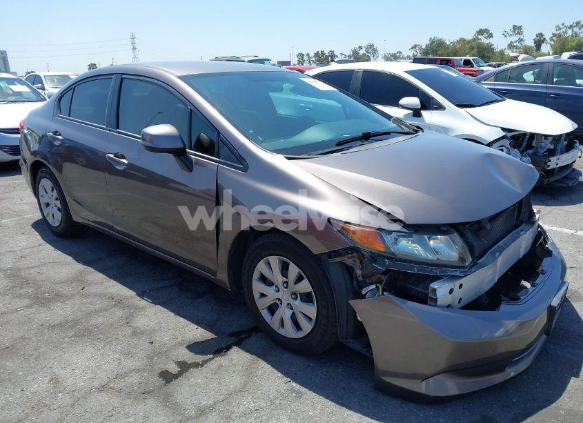 2012 Honda Civic LX (VIN 2HGFB2F5XCH594665) main photo