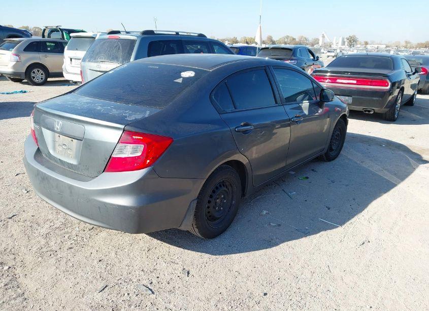 Photo 4 of 2012 Honda Civic LX (VIN 2HGFB2F5XCH595539)