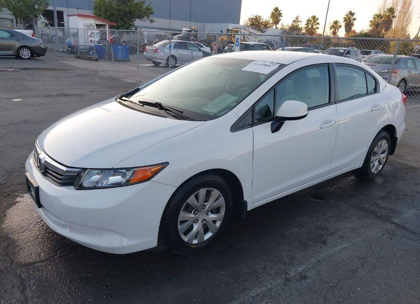 Photo 2 of 2012 Honda Civic SDN LX (VIN 2HGFB2F5XCH596500)