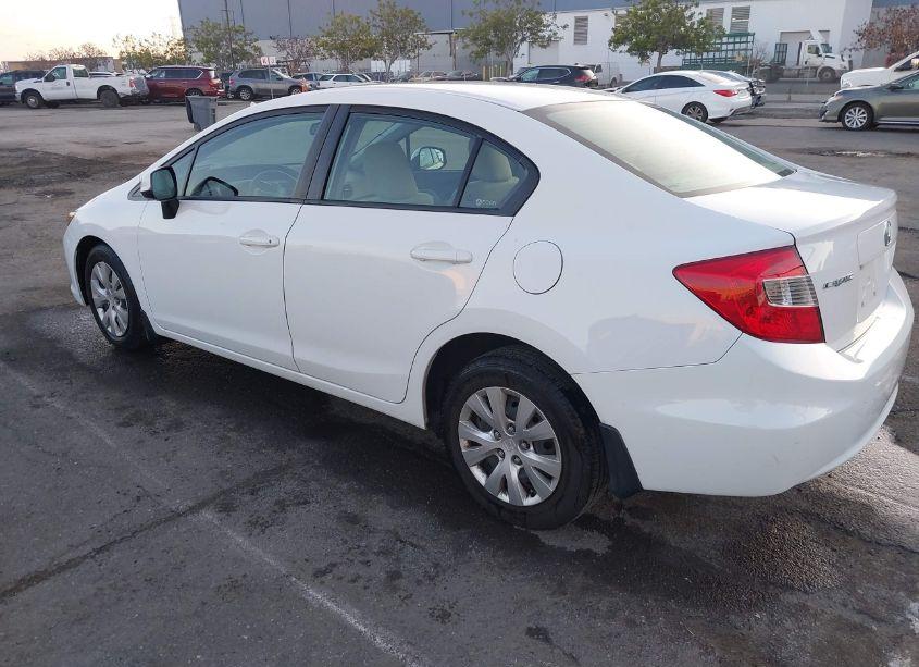 Photo 3 of 2012 Honda Civic SDN LX (VIN 2HGFB2F5XCH596500)