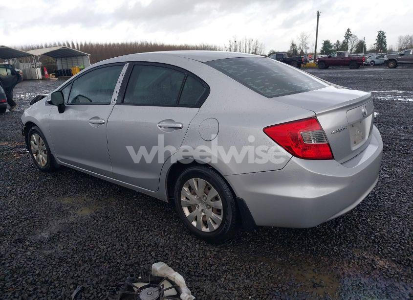 Photo 3 of 2012 Honda Civic LX (VIN 2HGFB2F5XCH602862)