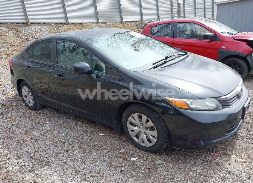 2012 Honda Civic LX (VIN 2HGFB2F5XCH610699) main photo