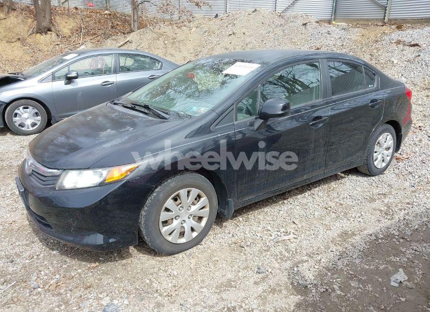 Photo 2 of 2012 Honda Civic LX (VIN 2HGFB2F5XCH610699)