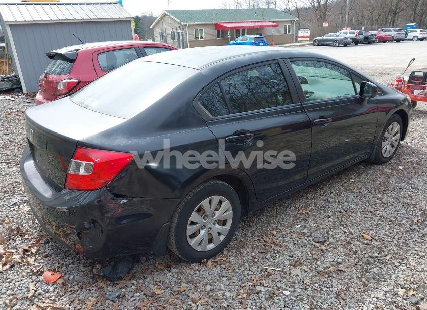 Photo 4 of 2012 Honda Civic LX (VIN 2HGFB2F5XCH610699)