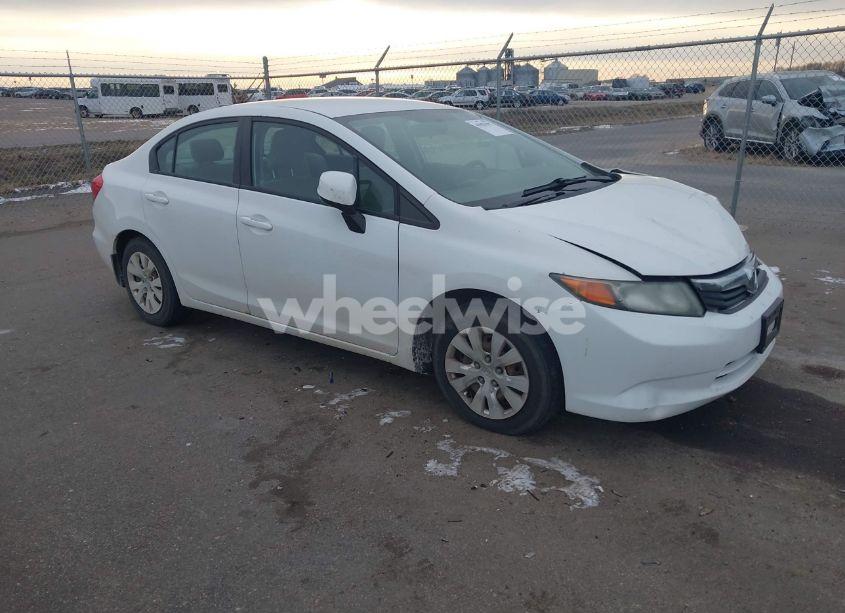 2012 Honda Civic LX (VIN 2HGFB2F5XCH611402) main photo