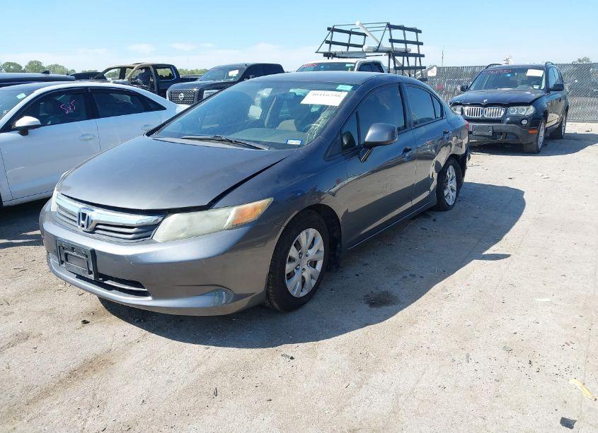 Photo 2 of 2012 Honda Civic LX (VIN 2HGFB2F5XCH611657)