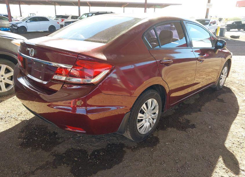 Photo 4 of 2013 Honda Civic LX (VIN 2HGFB2F5XDH500365)