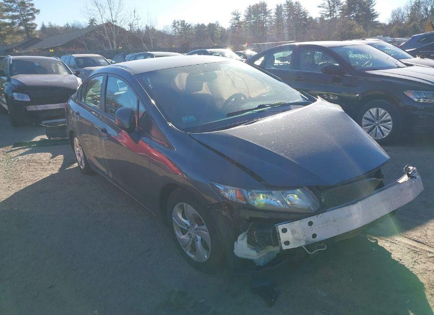 2013 Honda Civic LX (VIN 2HGFB2F5XDH524455) main photo