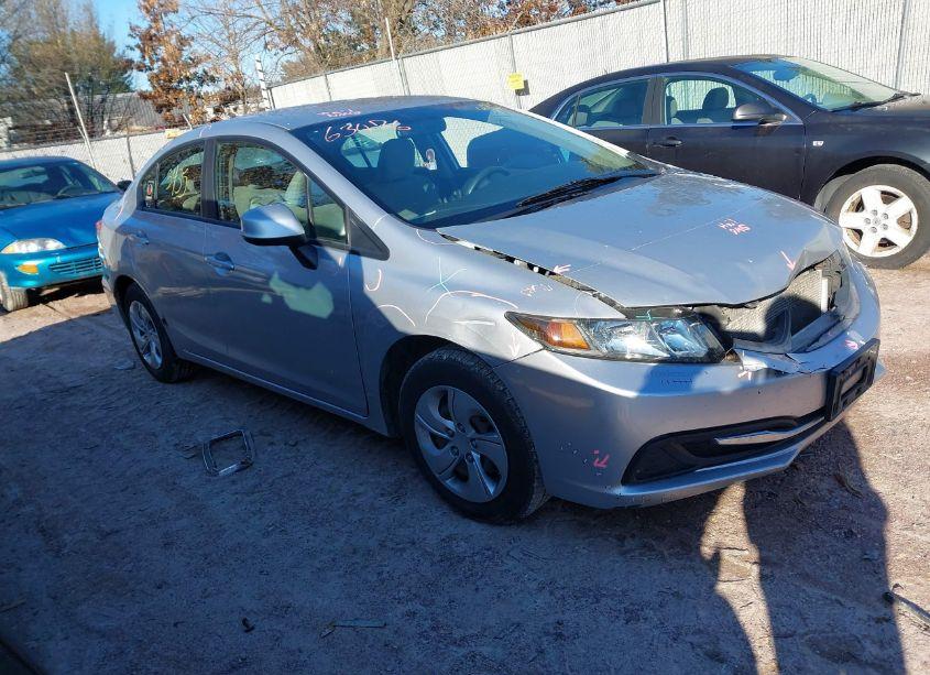 2013 Honda Civic LX (VIN 2HGFB2F5XDH546455) main photo