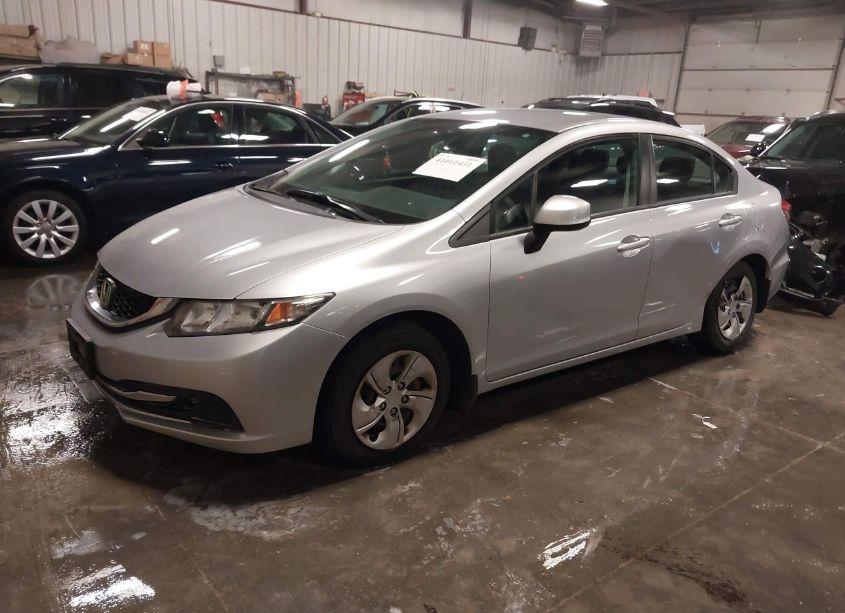 Photo 2 of 2013 Honda Civic LX (VIN 2HGFB2F5XDH548609)